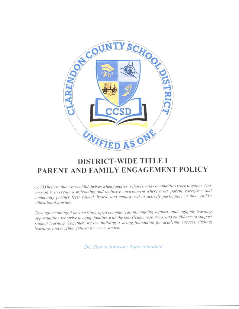 Parent and Family Engagement Policy