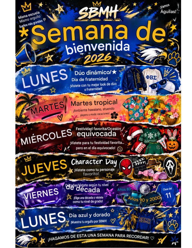 🎉 ¡Llegó la Semana del Espíritu Escolar! 🎉
