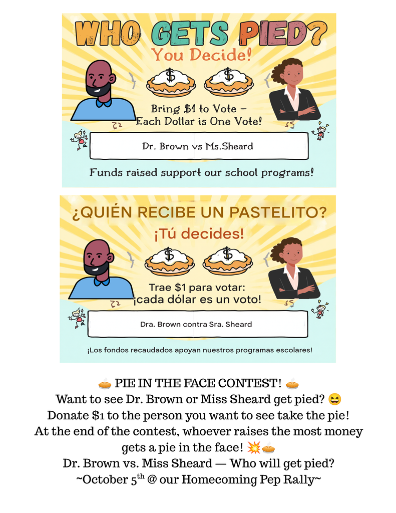 Pie in the Face Contest