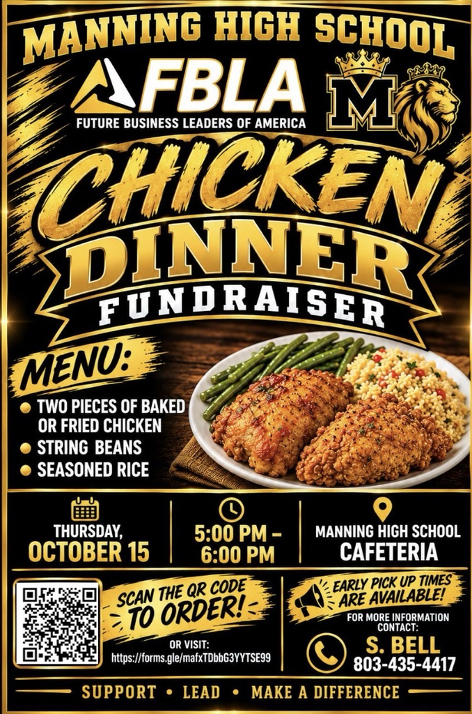 MHS FBLA Chicken Dinner Fundraiser 