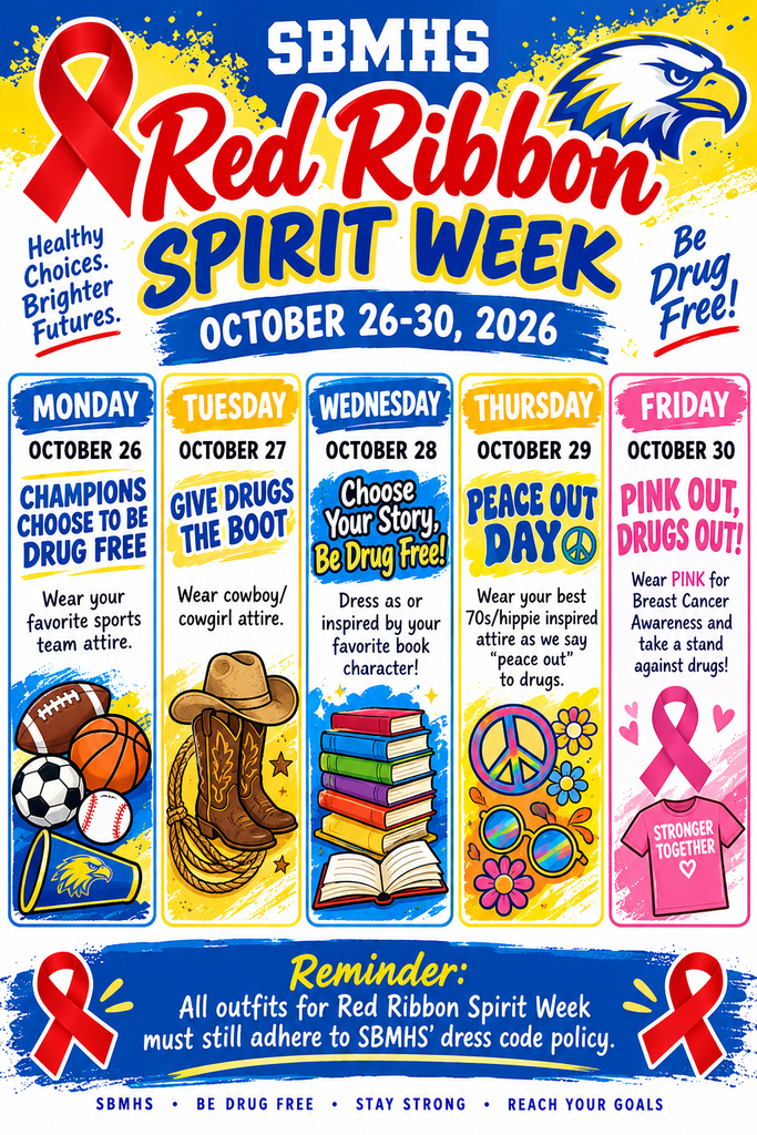 SBMHS Red Ribbon Spirit Week