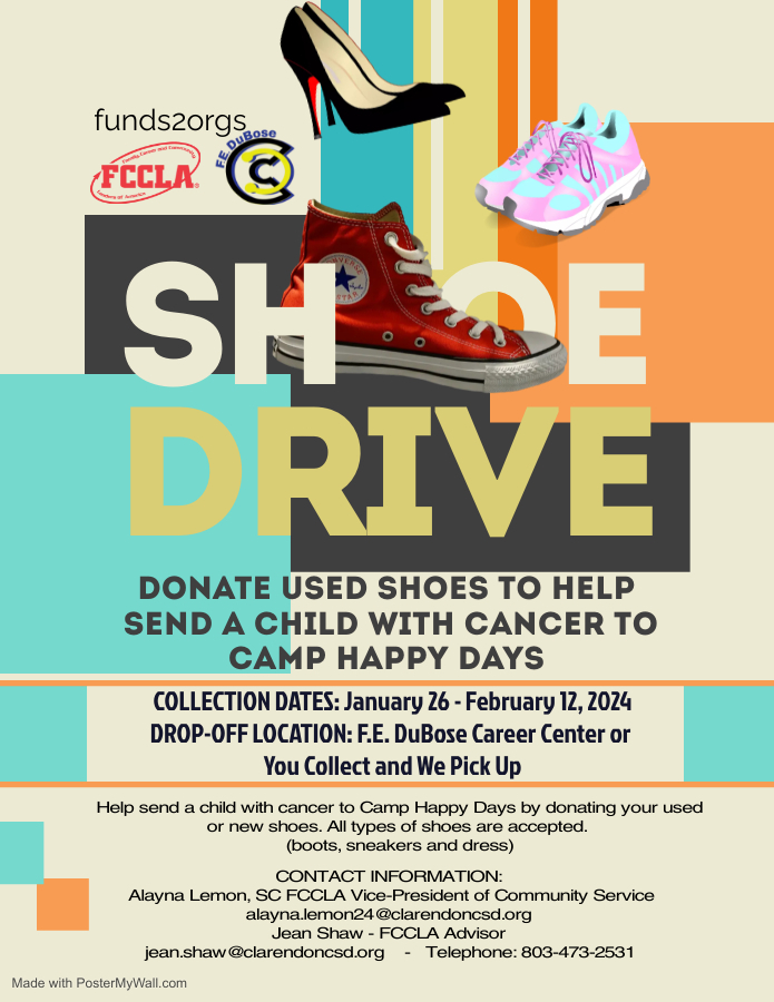 Shoe Donation Flyer