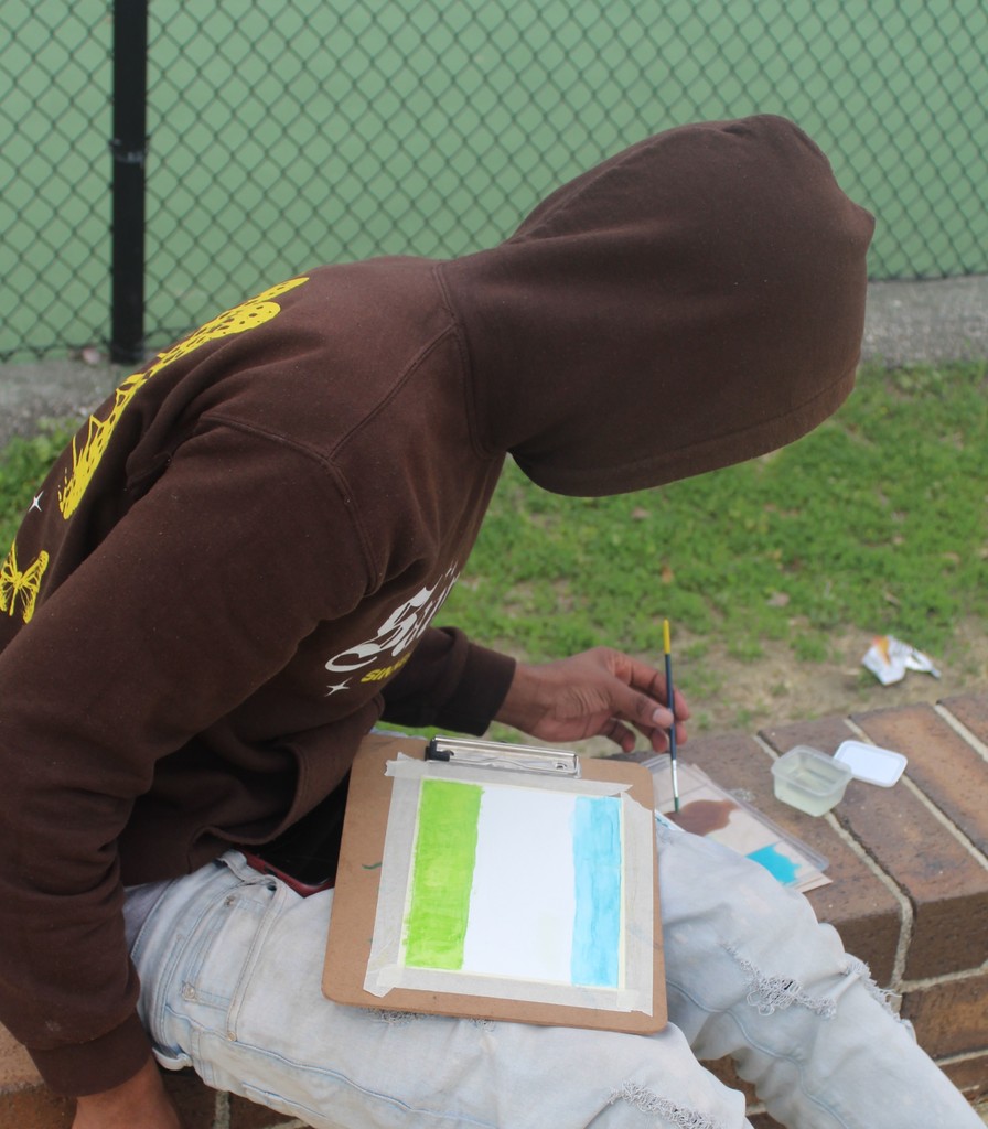 Creating my nature art.