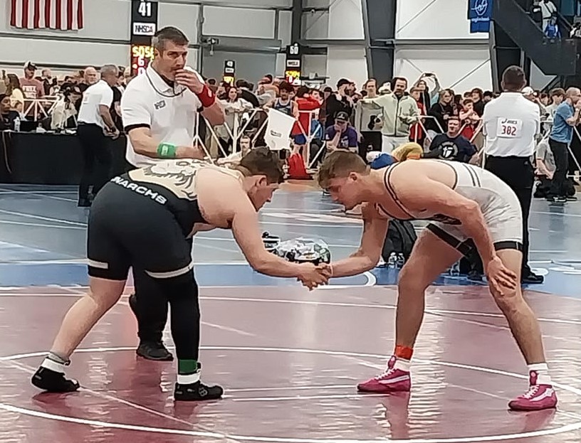 MHS'  Wrestling Team at Nationals