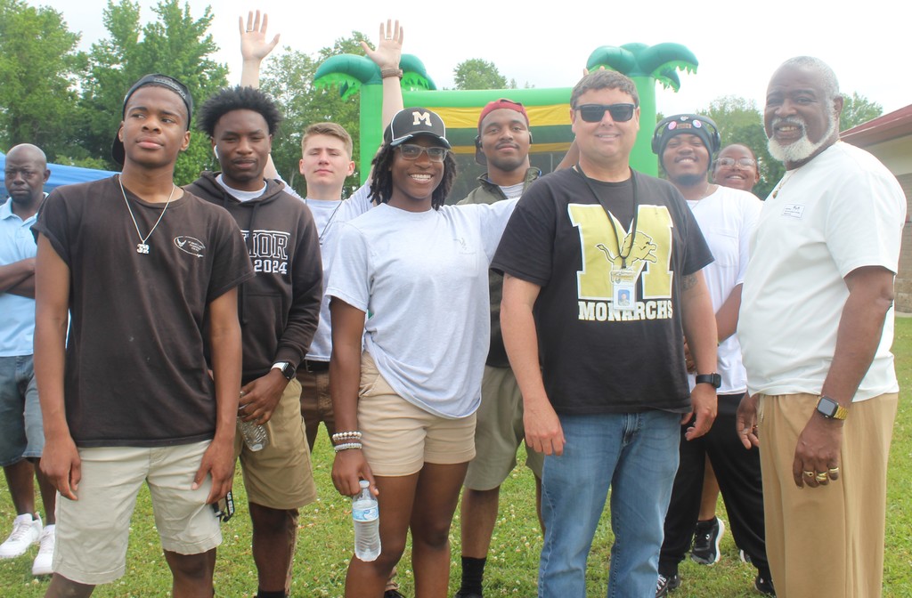 Our ROTC team with Mr. Arthur Moyd