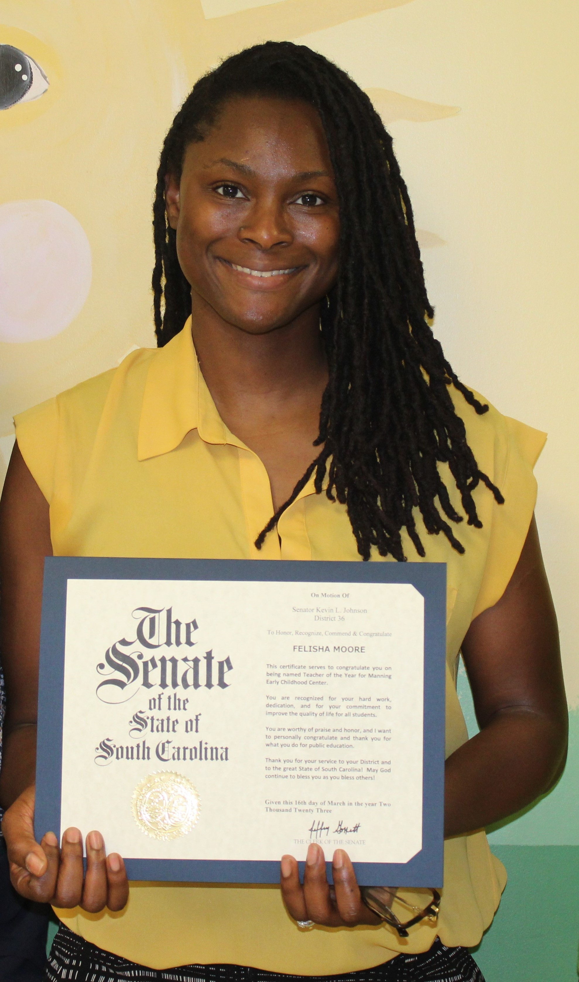 Senator Kevin Johnson Acknowledges The Commitment Of CCSD Teachers Of 