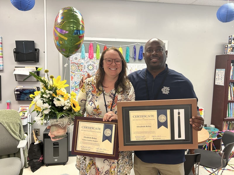 E Briley SC and Regional Counselor of the Year 2026