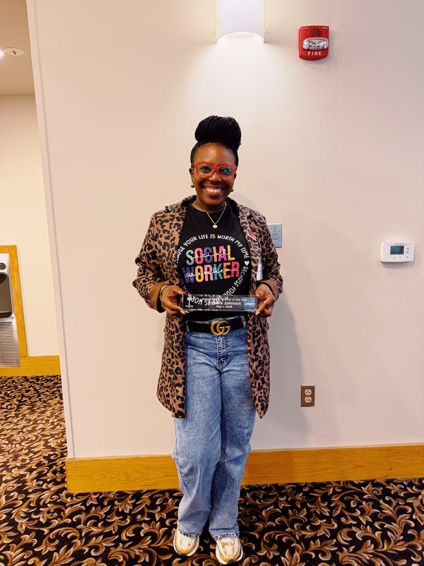 Kyndra Johnson SC Social Worker of the Year