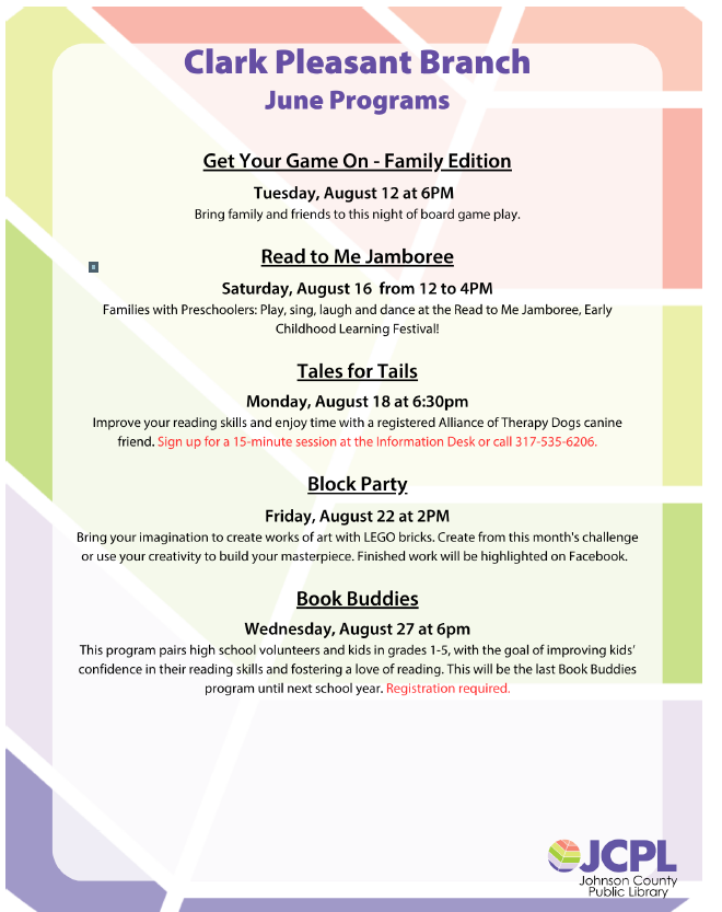 Library programs