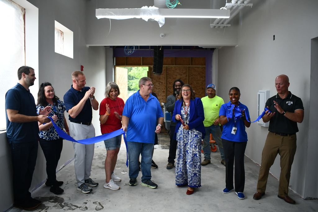 Outdoor Classroom Ribbon Cutting Ceremony with LJC Project Group