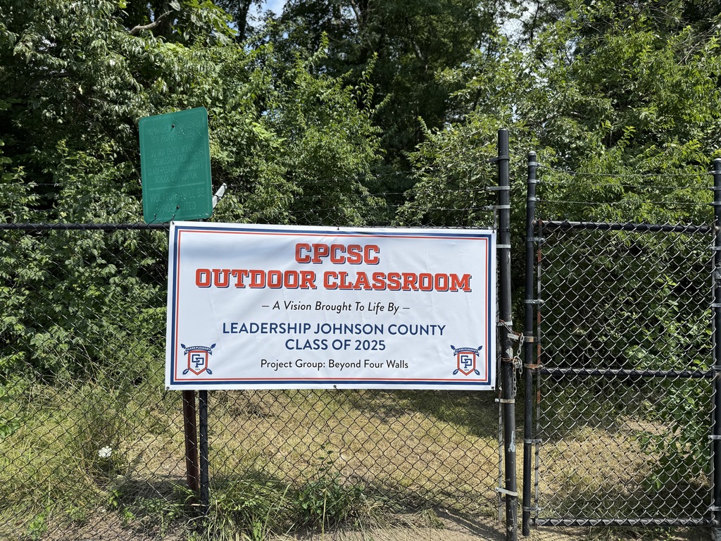 Outdoor Classroom Ribbon Cutting Ceremony with LJC Project Group