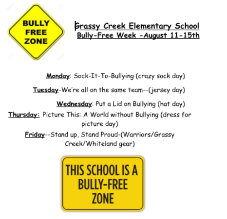 Bully Free Week