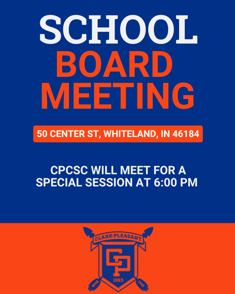 Special Board Meeting Graphic