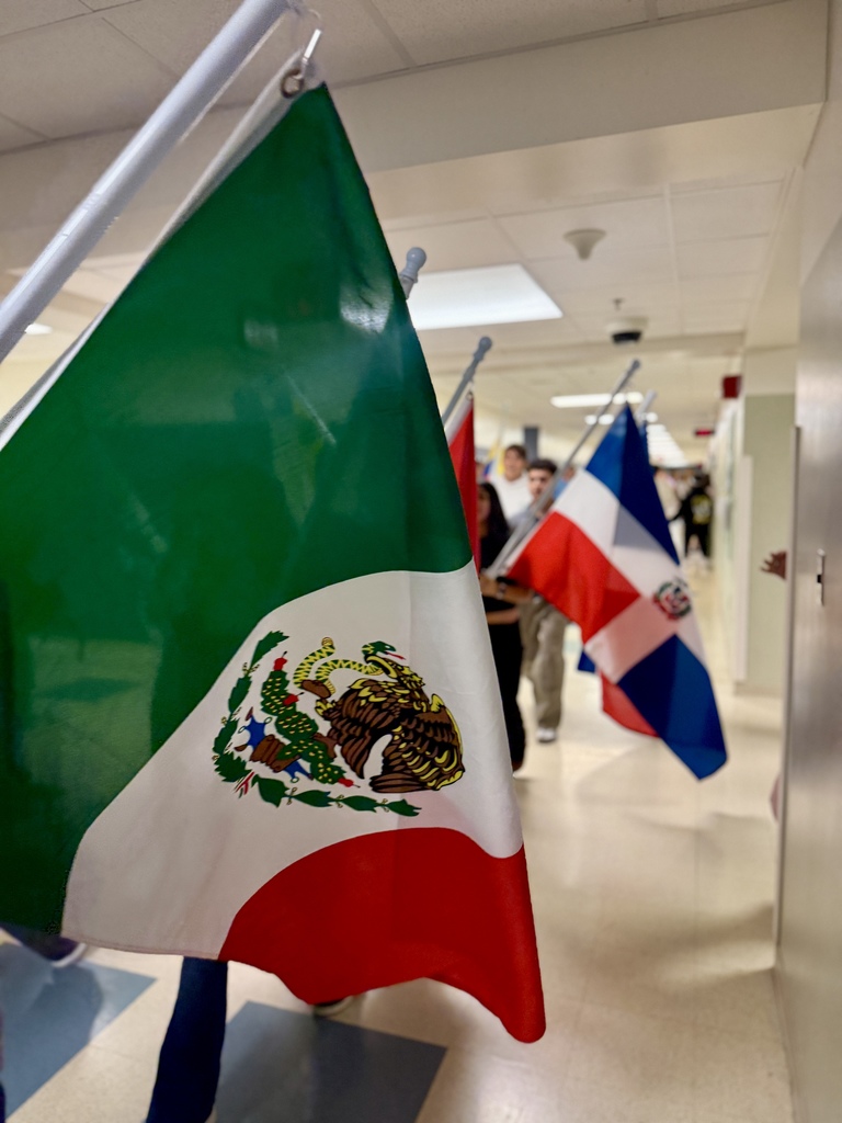 Flag Parade for Hispanic Heritage Month
