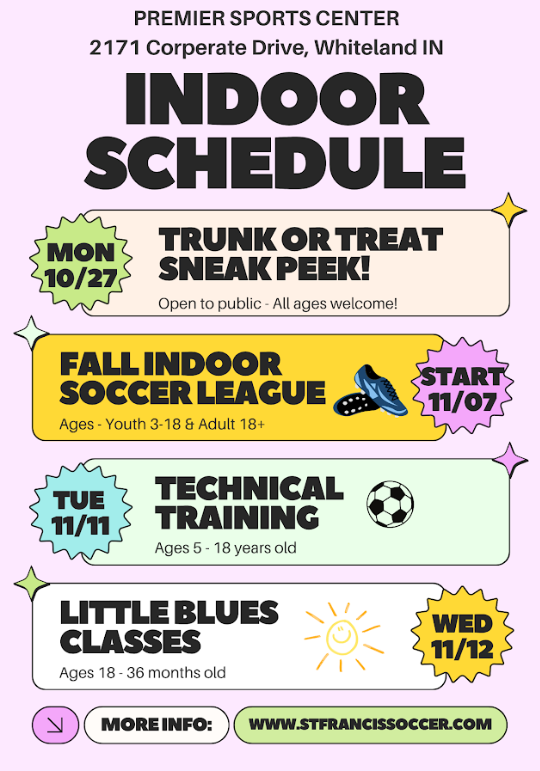 Soccer and trunk or treat