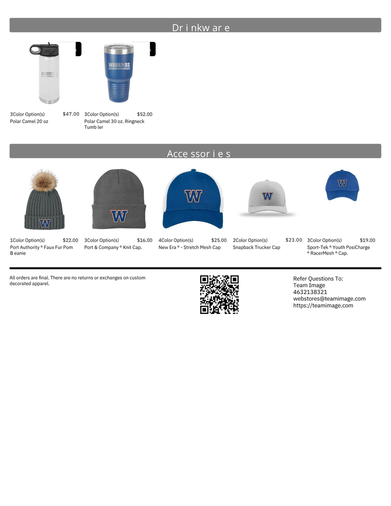CPMS Spirit Wear