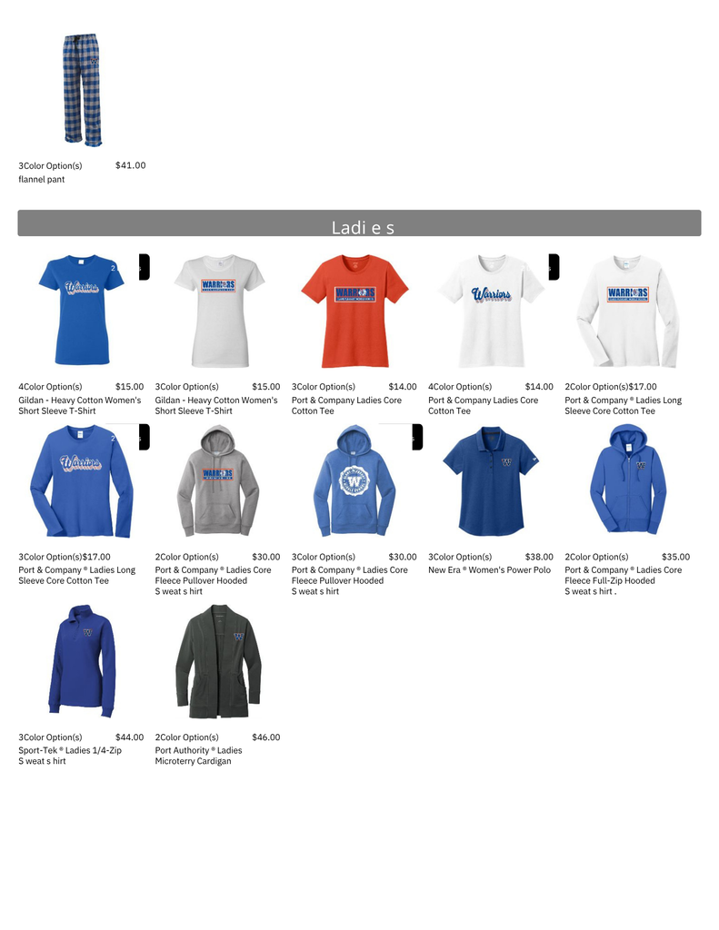 CPMS Spirit Wear