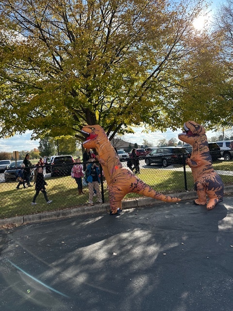 T-Rexs visit CES