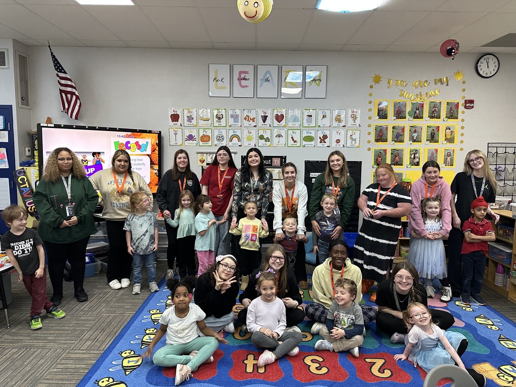 Students in Ed pathway help at WES