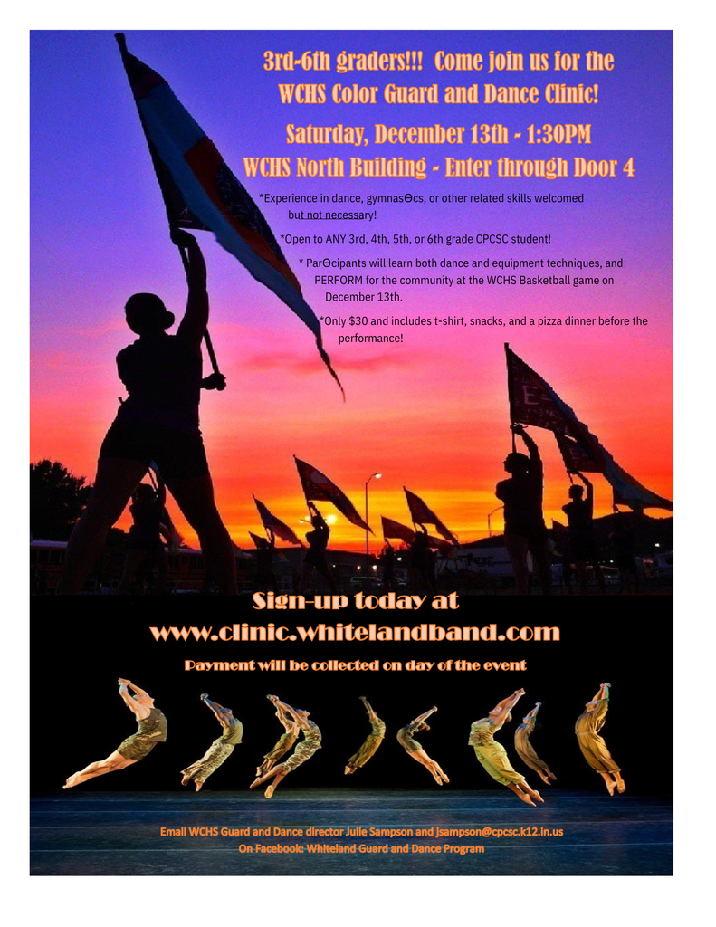WCHS Color Guard and Dance Clinic