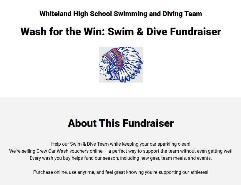 Swim and Dive Fundraiser