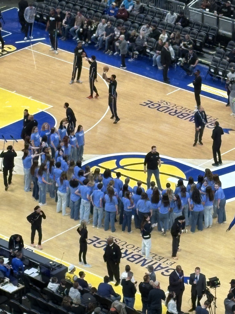 Choir at Pacer Game