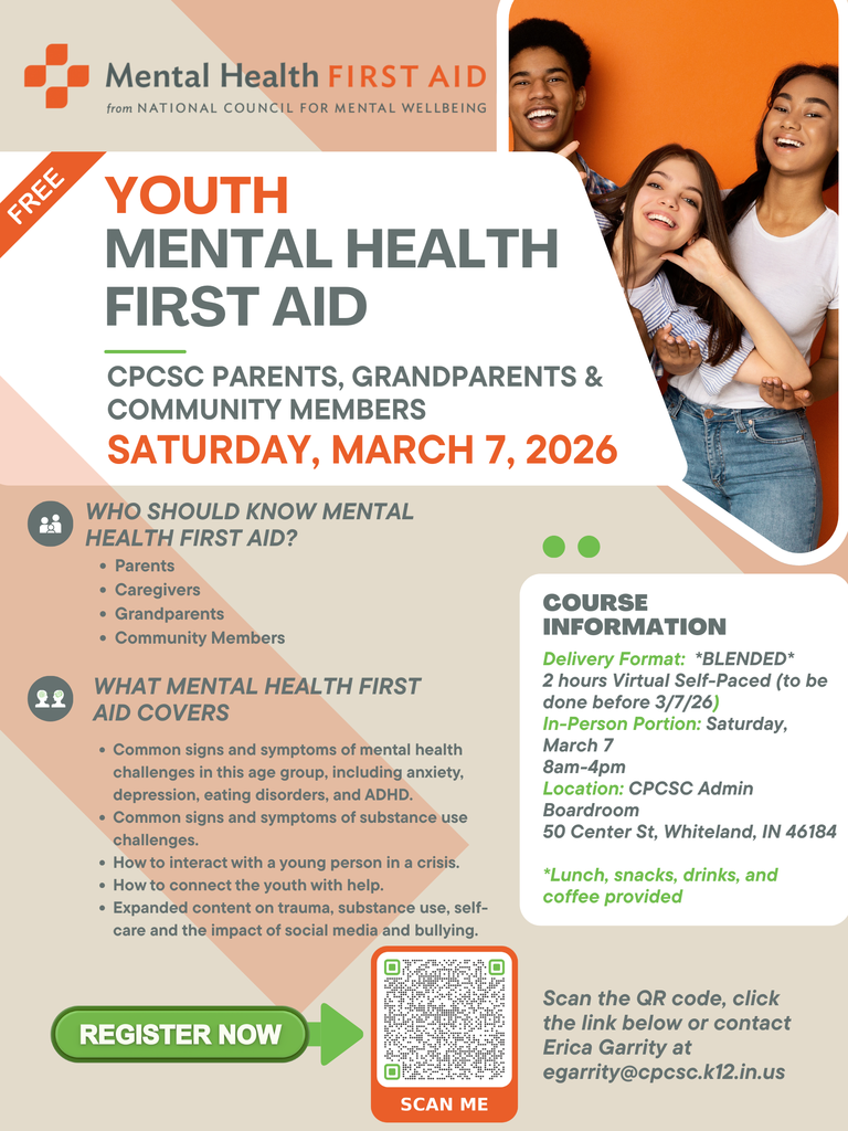 Youth Mental Health Certification Opportunityfor the public
