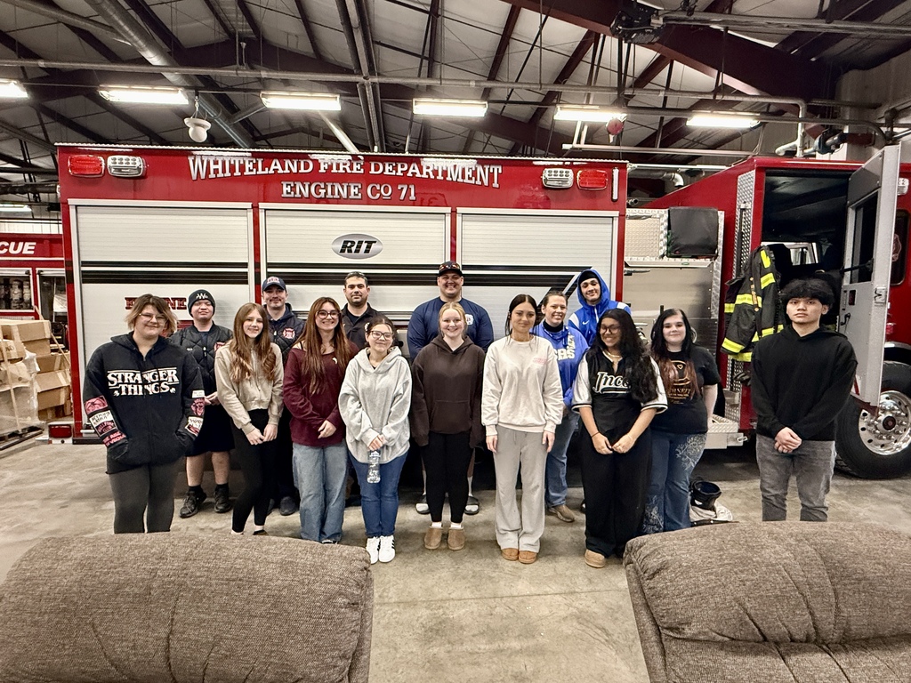 WCHS Students and Whtieland Fire Department