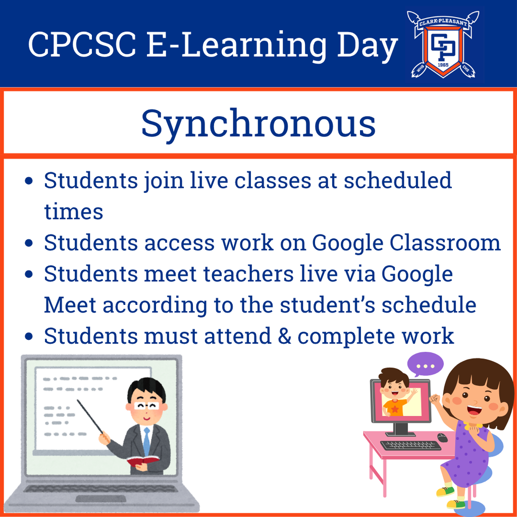 Synchronous elearning day description