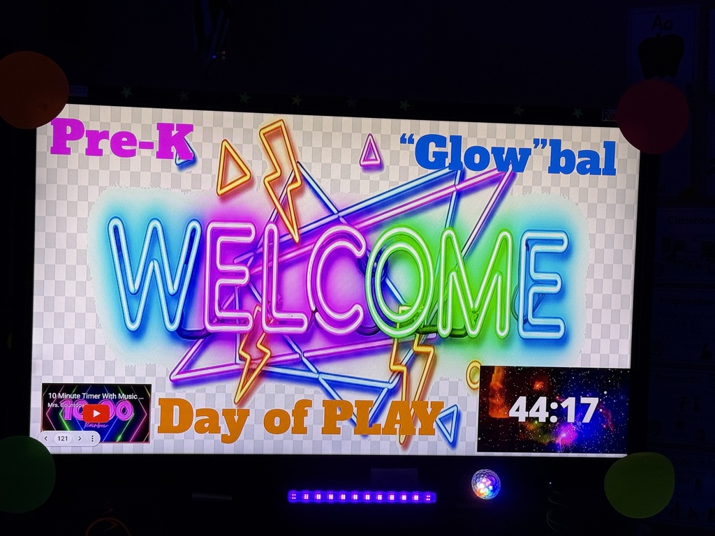 PreK Glow Ball Party