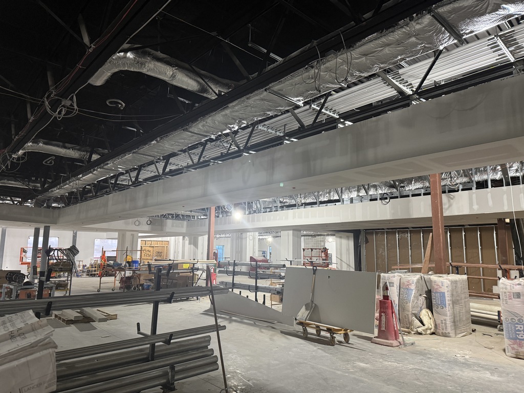 New cafeteria under construction