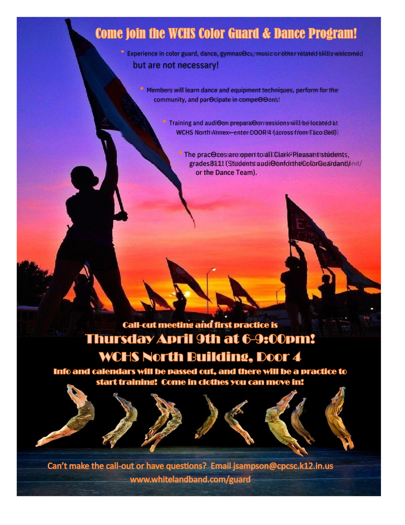 Color Guard Flyer