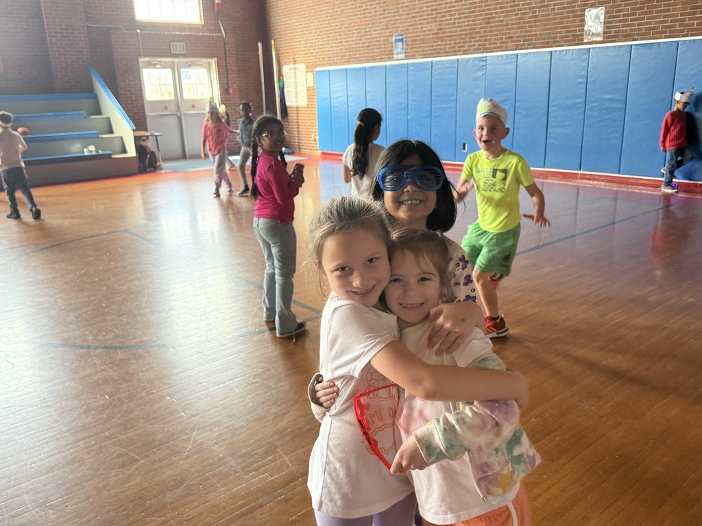 1st grade Glow Day activities at CES