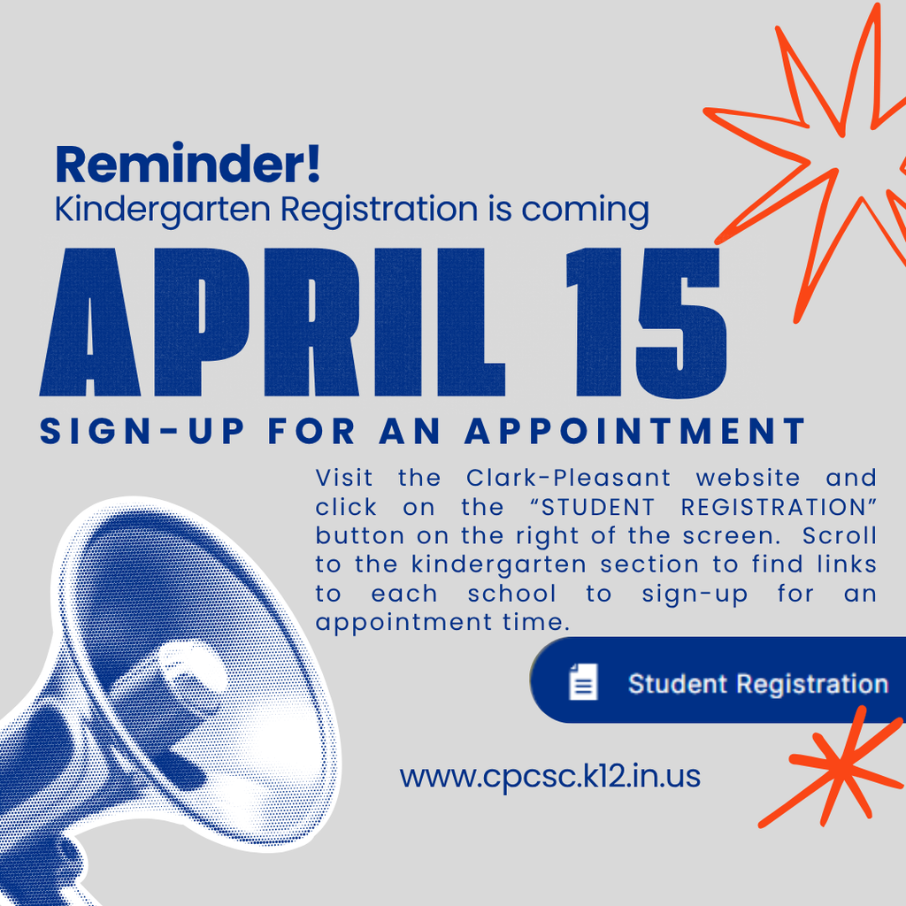 Kindergarten Registration Graphic in English