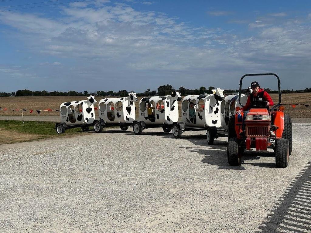 Jack Kelsay on the MooChoo Express