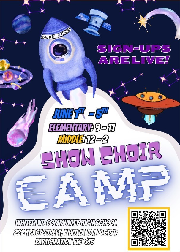 Show Choir Summer Camp Flyer 