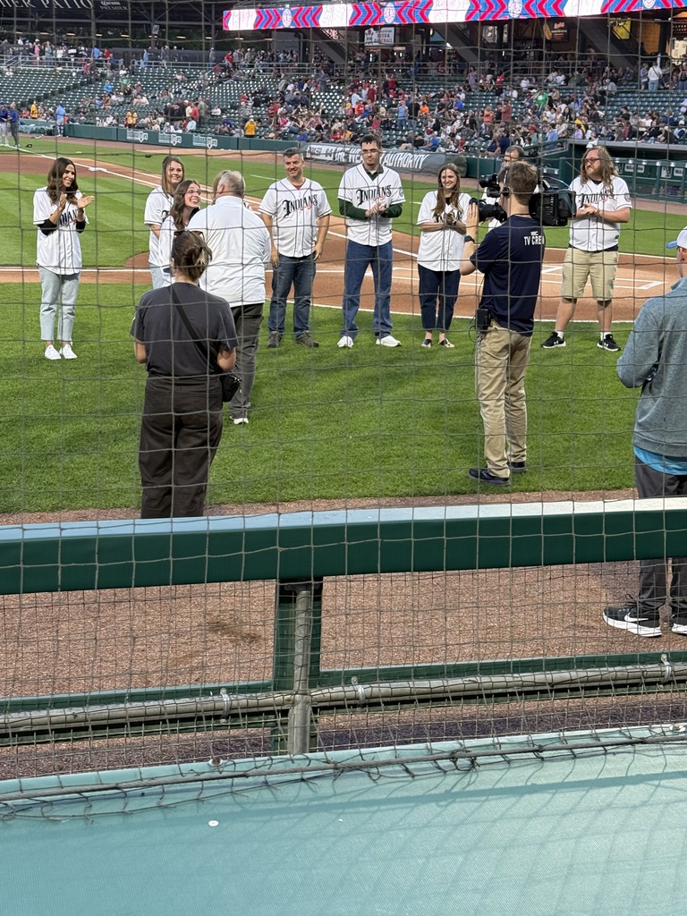 Hanna being recognized at the game