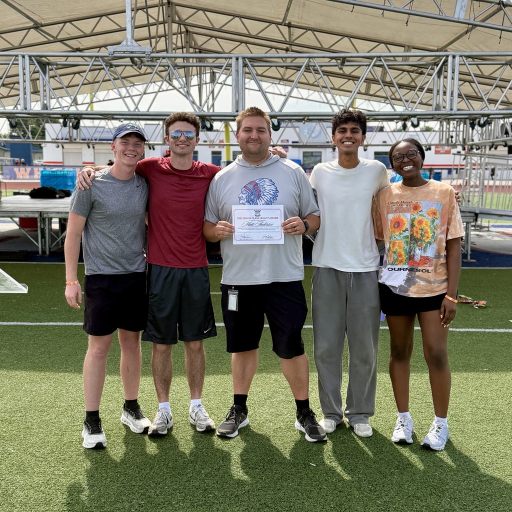 Matt Anderson and the Seniors with his surprise award