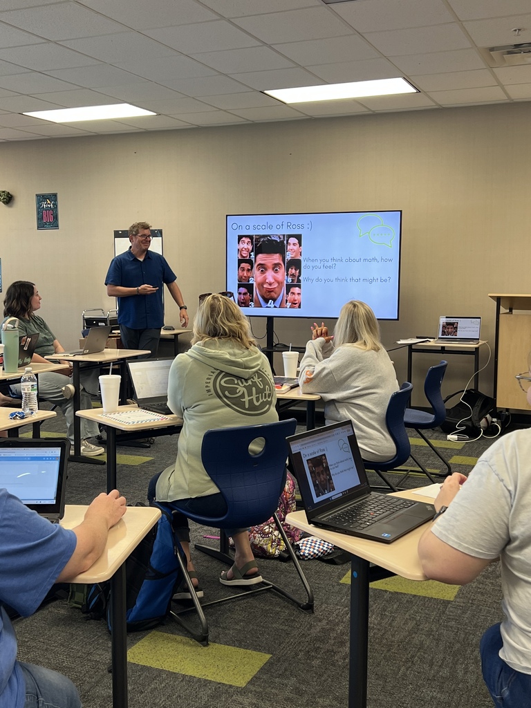 Man presenting at summer of learning