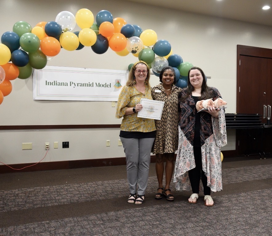 Dr. Shipp with Megan Smallwood and Laura Dalton