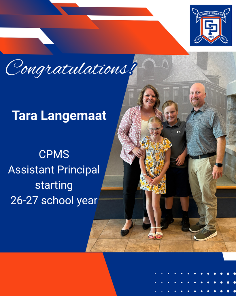 Tara Langemaat Assistant Principal at CPMS with Family