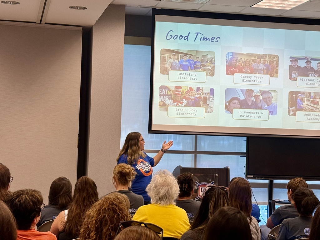 Lauren presenting