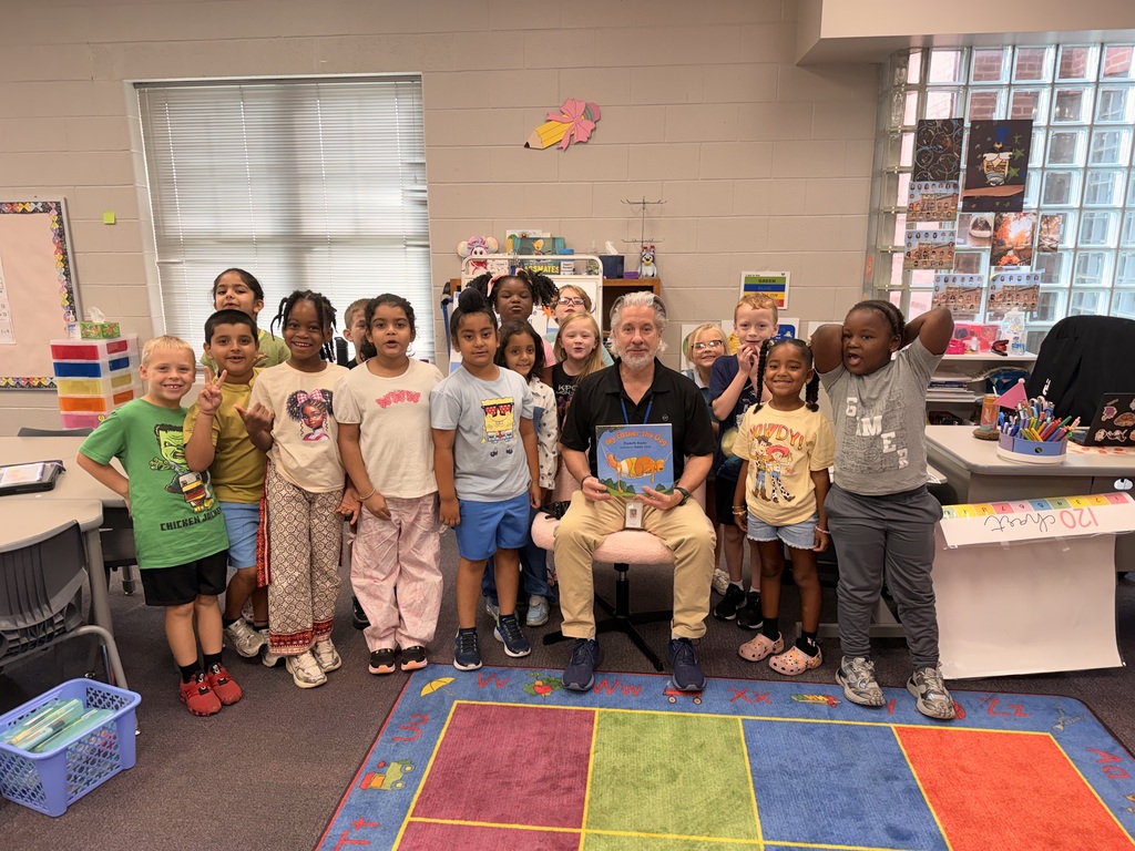 Dr. Sloan - guest reader in Mrs. Cox's class.