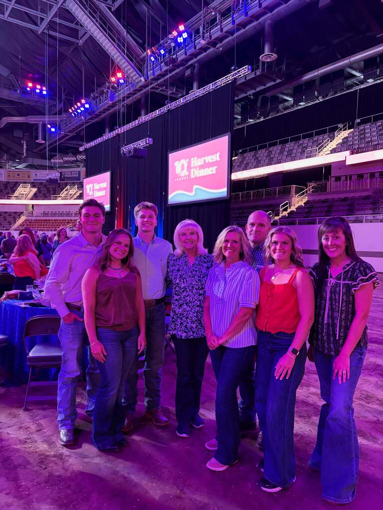 Jack's family and teacher at state fair