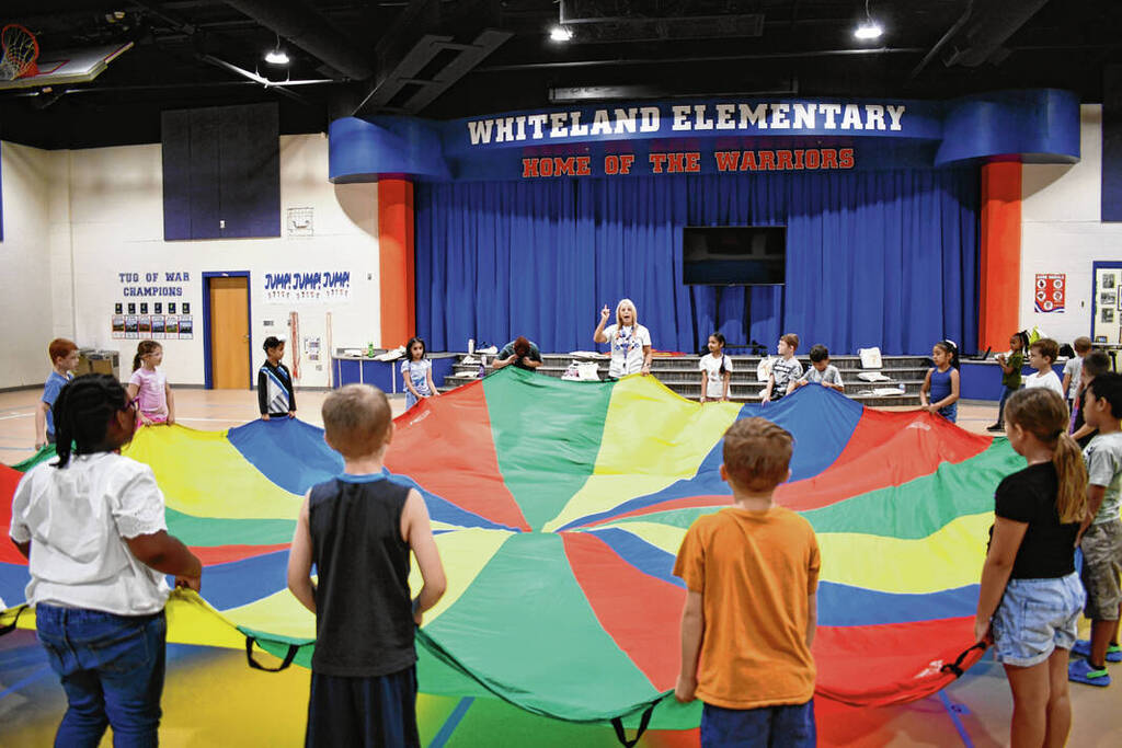 Coach Camp with a Parachute