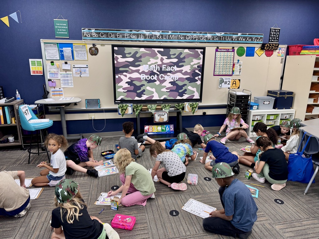 Math fact boot camp