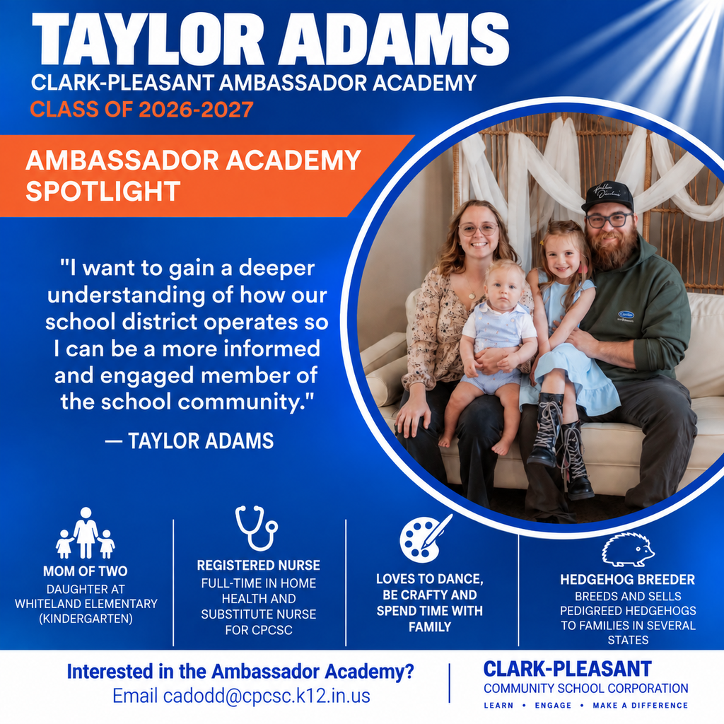 Taylor Adams spotlight graphic