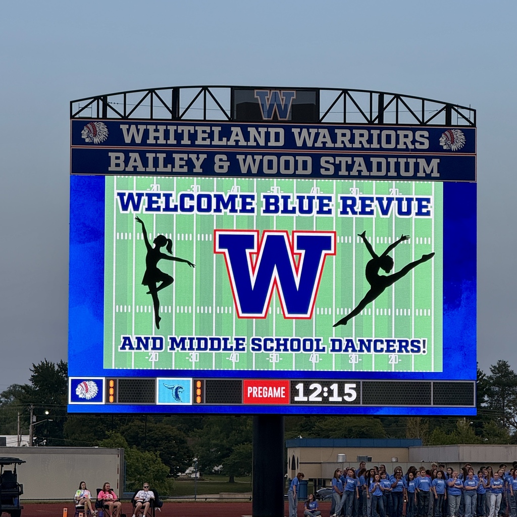 scoreboard welcoming the dance team