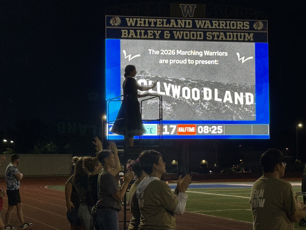 Drum Major and scoreboard