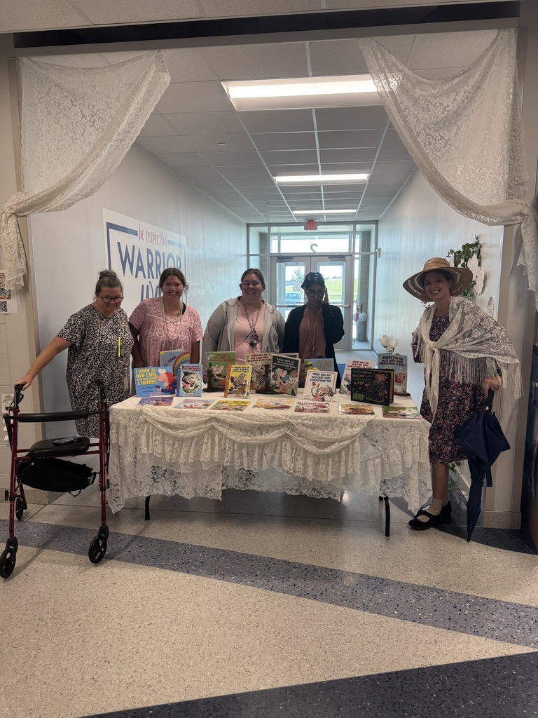 Old Ladies crew with thier books